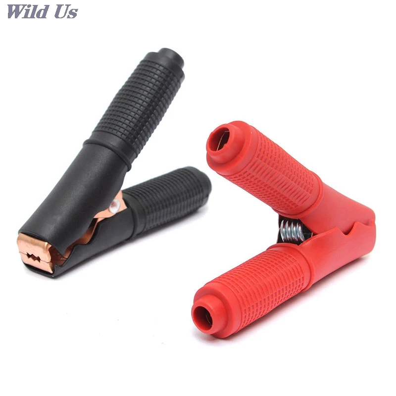 2Pcs Red+ Black Testing 90mm Alligator Clips Car Vehicle Battery Test Alligator Crocodile charging clip cable clamp
2Pcs Red+ Black Testing 90mm Alligator Clips Car Vehicle Battery Test Alligator Crocodile charging clip cable clamp