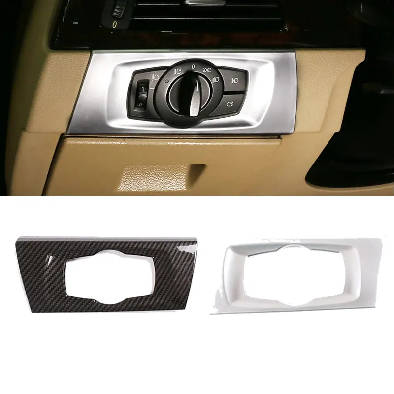 Чехол для переключателя фары BMW 3 серии E90 2005 2006 2007 2008 2009 2010 2011 из АБС-пластика углеродного волокна с текстурой Защитная отделка 
Чехол для переключателя фары BMW 3 серии E90 2005 2006 2007 2008 2009 2010 2011 из АБС-пластика углеродного волокна с текстурой Защитная отделка