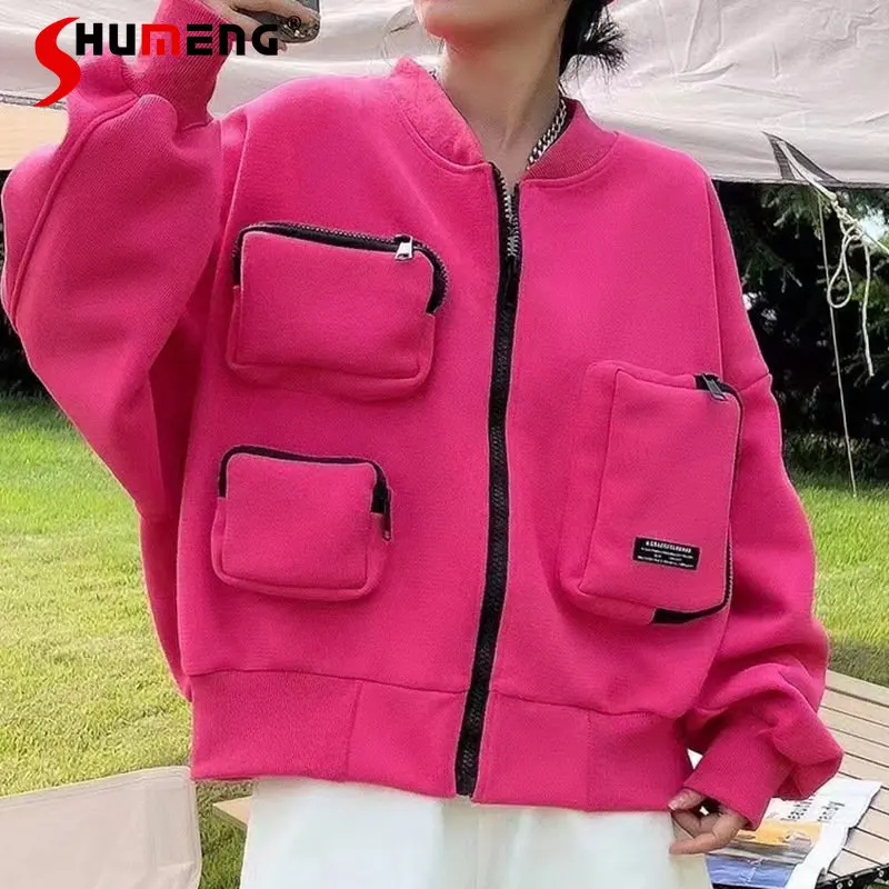 Свободный Повседневный Кардиган, свитшот, женские модные толстовки с длинным рукавом, толстовка для тяжелой промышленности с несколькими к...
Свободный Повседневный Кардиган, свитшот, женские модные толстовки с длинным рукавом, толстовка для тяжелой промышленности с несколькими к...