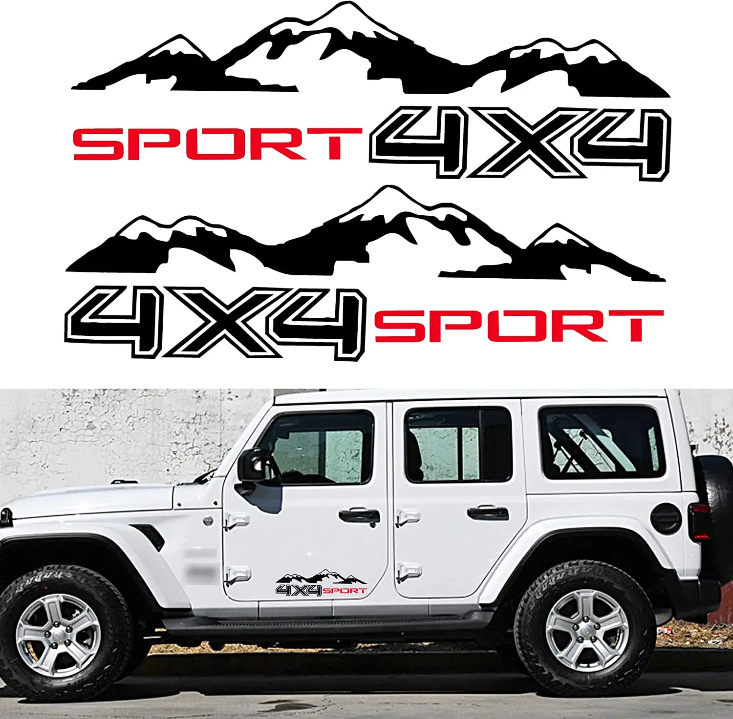 1pair 21.6'' Mountains 4x4 Sport Stickers for Car Body Door Side Auto Mountains Graphic Vinyl Decals Decoration for SUV
1pair 21.6'' Mountains 4x4 Sport Stickers for Car Body Door Side Auto Mountains Graphic Vinyl Decals Decoration for SUV