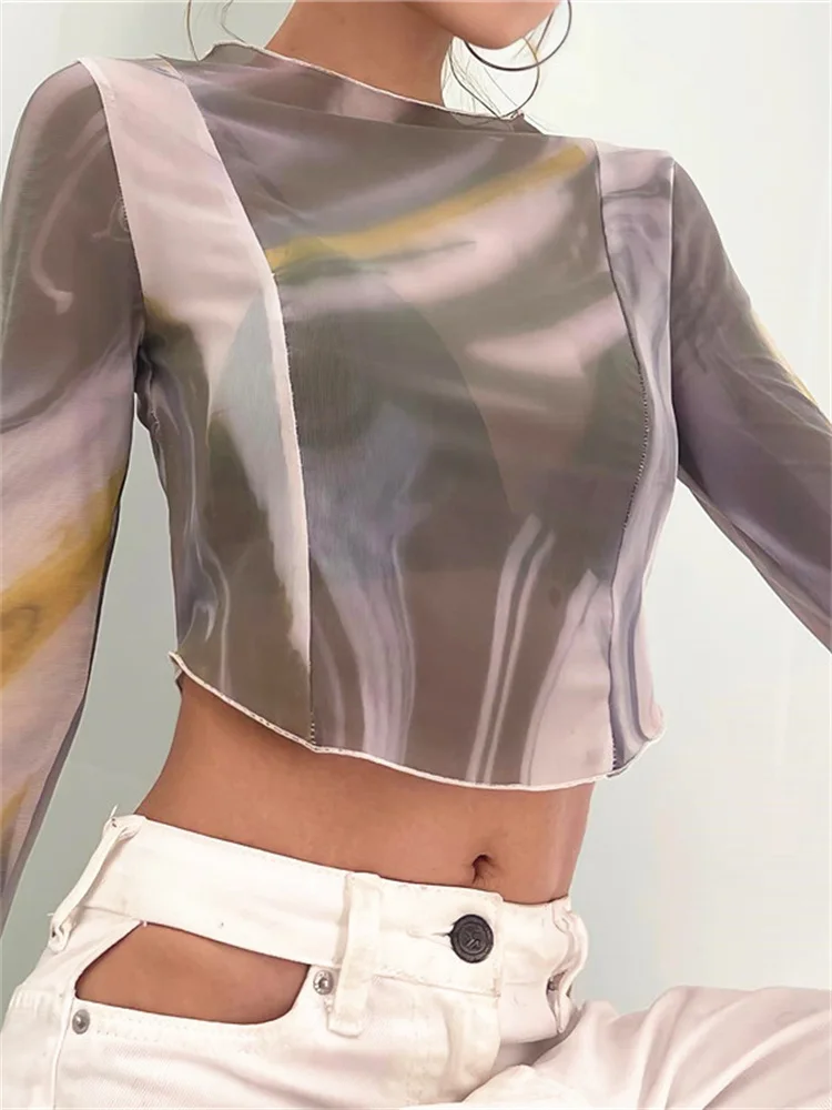 Модный прозрачный топ с длинным рукавом и принтом с деревянными ушками, короткий топ с открытым пупком, футболка, новинка весны 2022, женская о...
Модный прозрачный топ с длинным рукавом и принтом с деревянными ушками, короткий топ с открытым пупком, футболка, новинка весны 2022, женская о...