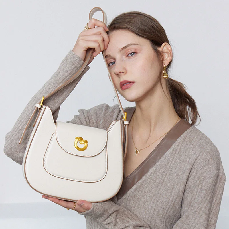 Women New Fashion Ins Saddle Bag Genuine Leather Luxury Women Shoulder Messenger Handbag Dual Purpose One-shoulder Crossbody
Women New Fashion Ins Saddle Bag Genuine Leather Luxury Women Shoulder Messenger Handbag Dual Purpose One-shoulder Crossbody