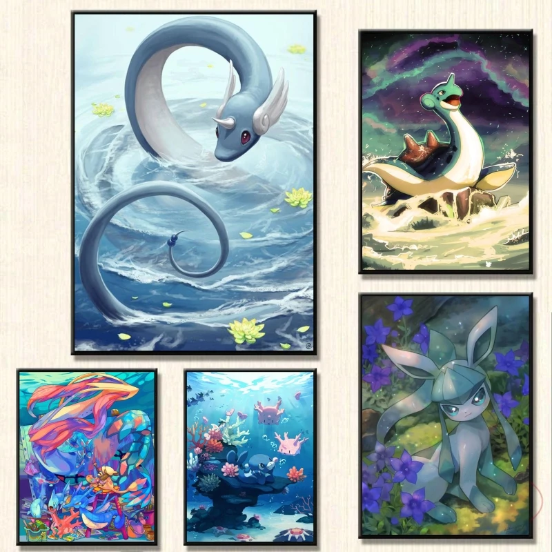 Canvas Artwork Painting Lapras Prints And Prints Aesthetic Poster Children's Bedroom Decor Modern Living Room Picture Hanging
Canvas Artwork Painting Lapras Prints And Prints Aesthetic Poster Children's Bedroom Decor Modern Living Room Picture Hanging