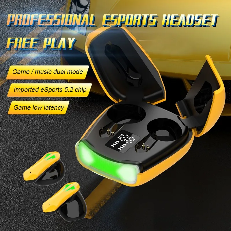 Dazzling Lights Game Earphones With Microphone Wireless Headset Ear Hook Low Consumption Headset Headphones
Dazzling Lights Game Earphones With Microphone Wireless Headset Ear Hook Low Consumption Headset Headphones
