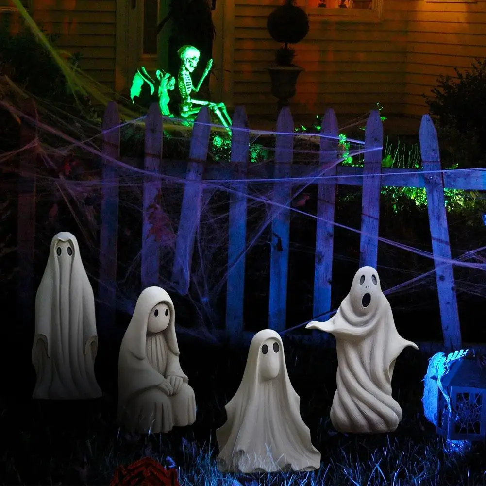 1Pc Halloween White Ghost Sculpture Outdoor Garden Ghost Festival Craft Party Statue Decor Ornament Garden Cute Resin Decor Y6P4
1Pc Halloween White Ghost Sculpture Outdoor Garden Ghost Festival Craft Party Statue Decor Ornament Garden Cute Resin Decor Y6P4