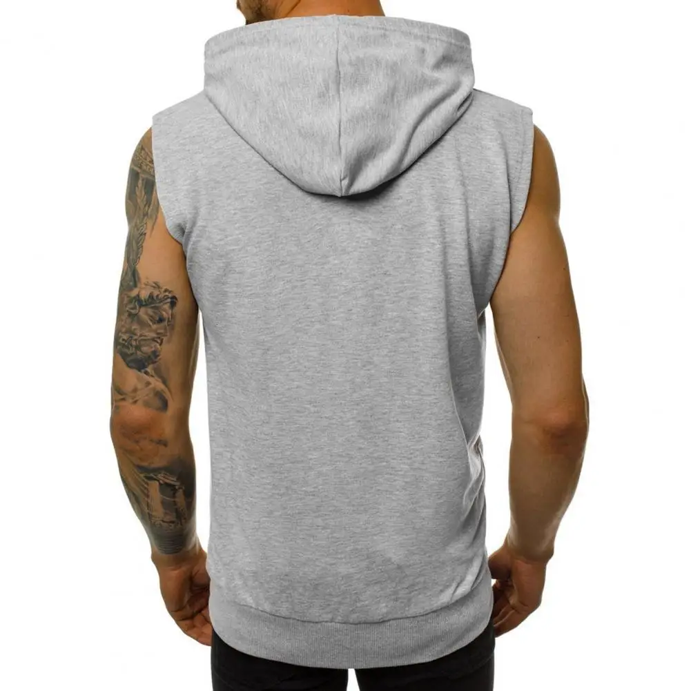 Trendy Hoodie Vest Soft Sweatshirt Vest Drawstring Men Sport Sleeveless Hooded Sweatshirt Windproof
Trendy Hoodie Vest Soft Sweatshirt Vest Drawstring Men Sport Sleeveless Hooded Sweatshirt Windproof