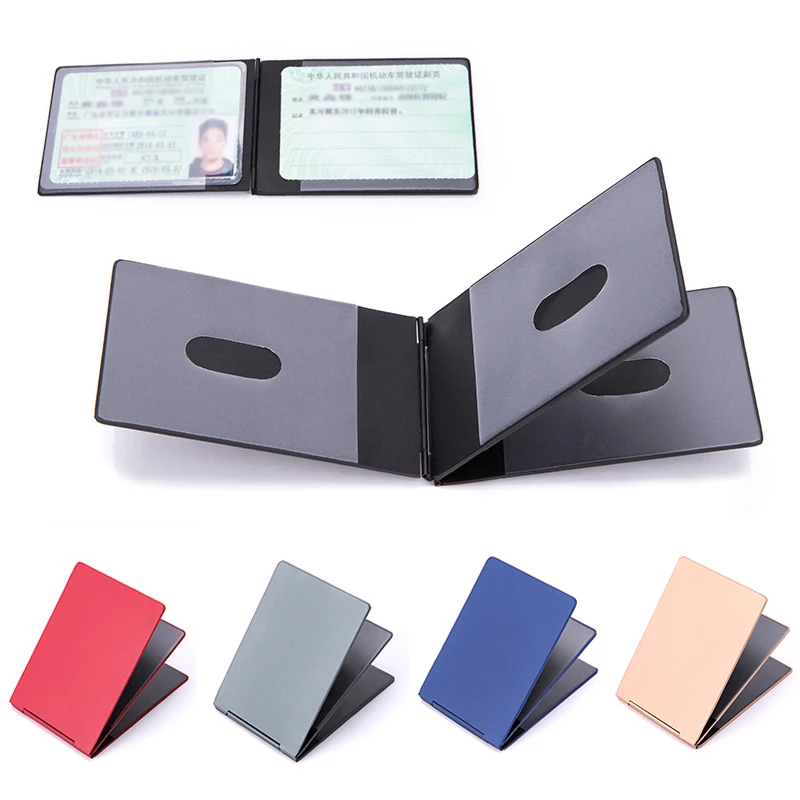 

New Driver License Holder 2 In 1 PU Leather Card Bag For Car Driving Documents Business ID Passport Card Wallet 4 Cards Slot