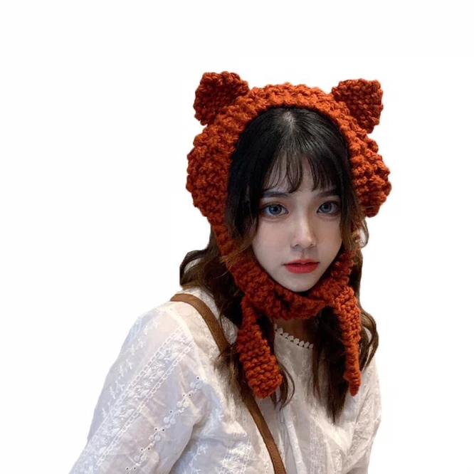 Winter Women Cat Ear Hat Crochet Knitted Hat Costume Hats Cap Gift Anime Hat Photography Prop Girl Party Red
Winter Women Cat Ear Hat Crochet Knitted Hat Costume Hats Cap Gift Anime Hat Photography Prop Girl Party Red