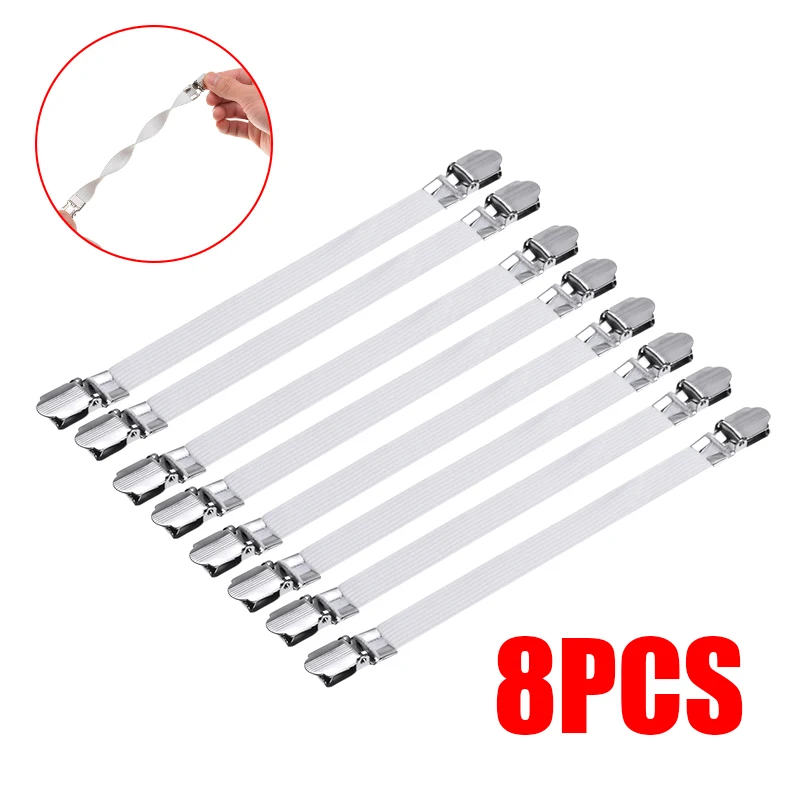 8pcs Bed Sheet Ironing Clips Clamps Adjustable Elastic Bedspreads Bed Sheet Fixing Tensioner Ironing Board Bedsheet Clips Clamps
8pcs Bed Sheet Ironing Clips Clamps Adjustable Elastic Bedspreads Bed Sheet Fixing Tensioner Ironing Board Bedsheet Clips Clamps