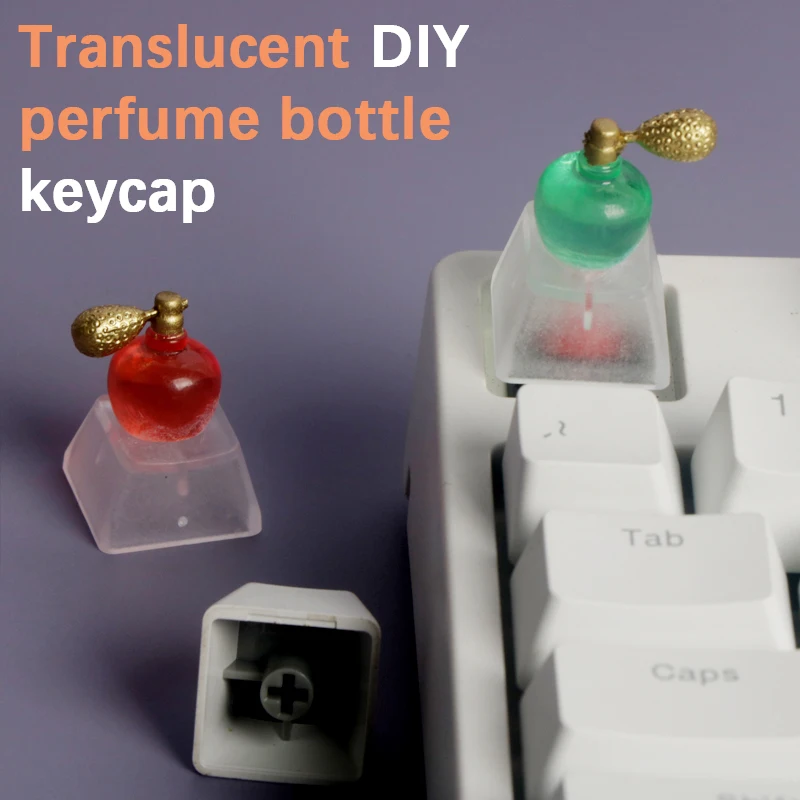 DIY Custom Three-Dimensional Perfume Bottle Keycap Personality Translucent R4 ESC Cross Axis Game Mechanical Keyboard Keycap
DIY Custom Three-Dimensional Perfume Bottle Keycap Personality Translucent R4 ESC Cross Axis Game Mechanical Keyboard Keycap