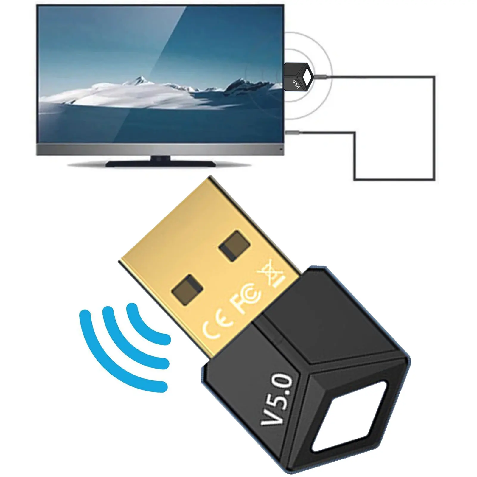 USB Blue tooth 5.0 Adapter Transmitter Receiver Audio Blue tooth Dongle Wireless USB Adapter for Computer PC Laptop Mouse Newest
USB Blue tooth 5.0 Adapter Transmitter Receiver Audio Blue tooth Dongle Wireless USB Adapter for Computer PC Laptop Mouse Newest