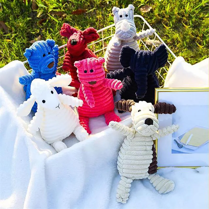Corduroy Dog Toy Animal Shape Plush Pet Toys for Small Large Dogs Squeaky Toys Bite Resistant Puppy Chewing Toy Pets Accessories
Corduroy Dog Toy Animal Shape Plush Pet Toys for Small Large Dogs Squeaky Toys Bite Resistant Puppy Chewing Toy Pets Accessories