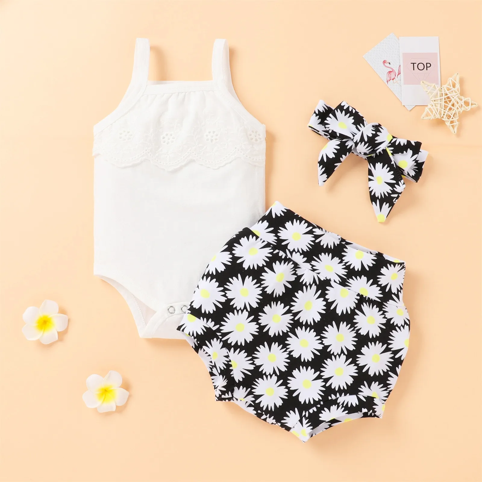 Newborn Infant Baby Girls Boys Clothes Sets 3pcs Outfits Sets Pure Color Sleeveless Romper Top+Floral Shorts+Headband Sets 0-18M
Newborn Infant Baby Girls Boys Clothes Sets 3pcs Outfits Sets Pure Color Sleeveless Romper Top+Floral Shorts+Headband Sets 0-18M