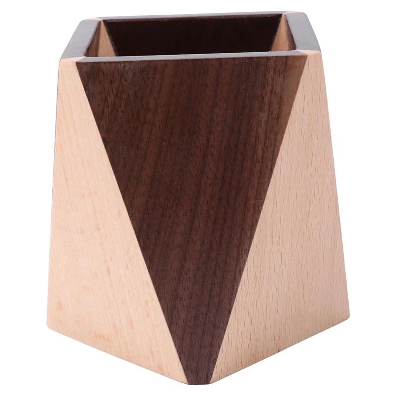 Bamboo Wood Desktop Pen Holder Geometric Multifunctional Pencil Cup Desktop Storage Rack
Bamboo Wood Desktop Pen Holder Geometric Multifunctional Pencil Cup Desktop Storage Rack