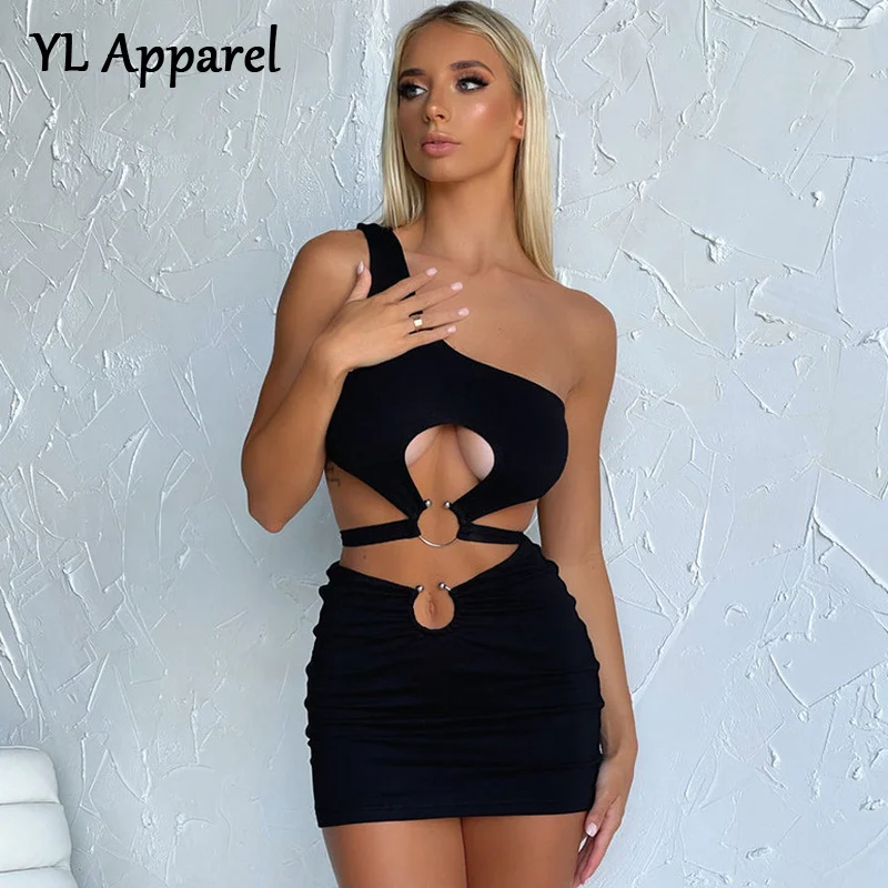 Sexy Summer One Shoulder Hollow Out Tunics Mini Night Club Dress Women 2022 Diagonal Collar Backless Bodycon Bandage Party Robe
Sexy Summer One Shoulder Hollow Out Tunics Mini Night Club Dress Women 2022 Diagonal Collar Backless Bodycon Bandage Party Robe