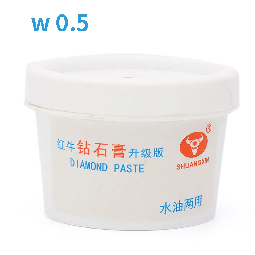 60g Home Buffing Portable Burnisher Diamond Grinding Metal DIY Polishing Paste Effective Mirror Water Oil Dual Used Jade
60g Home Buffing Portable Burnisher Diamond Grinding Metal DIY Polishing Paste Effective Mirror Water Oil Dual Used Jade