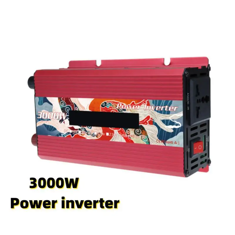 Pure Sine Wave Inverter DC 12V/24V-110V/220V Voltage 3000W Solar Transformer Correction Wave Inverter With LED Display Inverter
Pure Sine Wave Inverter DC 12V/24V-110V/220V Voltage 3000W Solar Transformer Correction Wave Inverter With LED Display Inverter