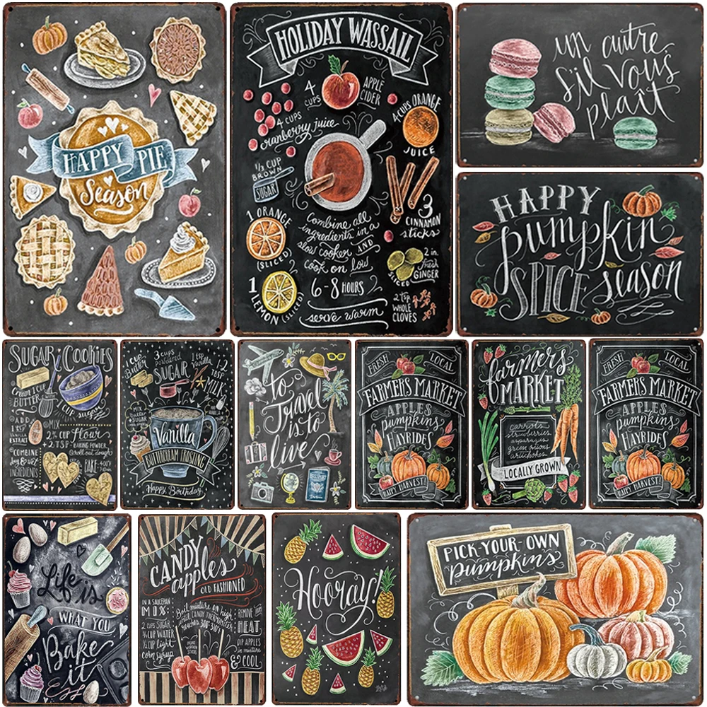 New Pumpkin Metal Poster Vintage Tin Sign Fruits Pizza Tin Signs Cooking Plaques Plate Sticker for Cafe Kitchen Shop Wall Decor
New Pumpkin Metal Poster Vintage Tin Sign Fruits Pizza Tin Signs Cooking Plaques Plate Sticker for Cafe Kitchen Shop Wall Decor