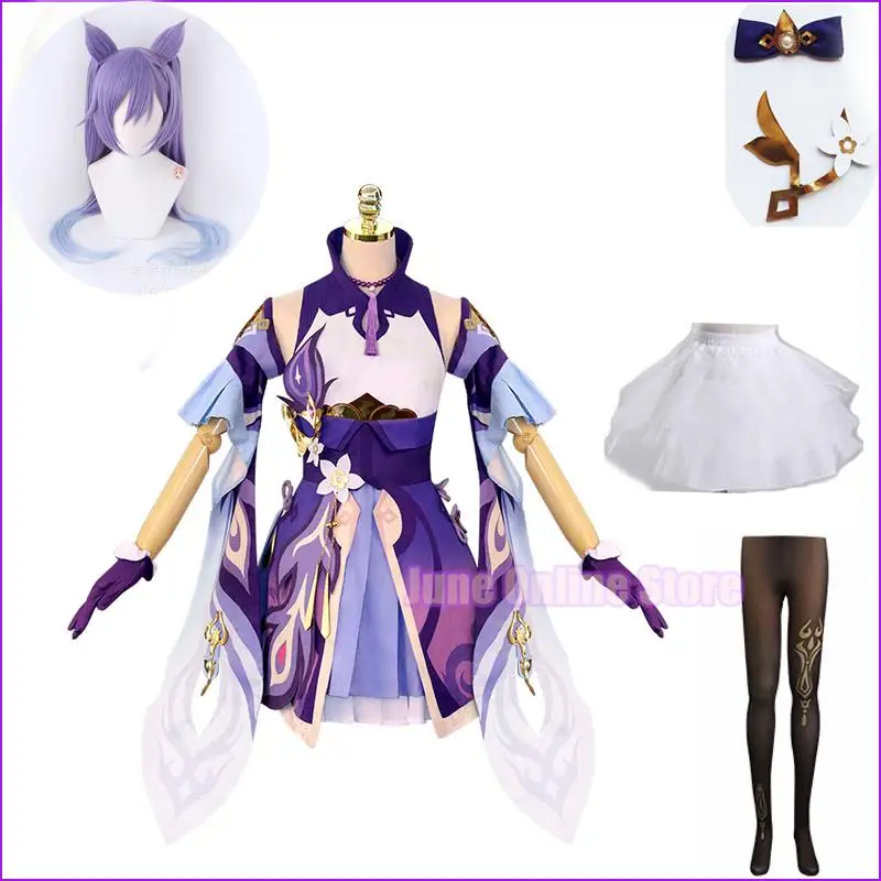 Game Genshin Impact Keqing Cosplay Costumes Genshin Ke Qing Impact Halloween Keqing Ponytails Mixed Purple Cosplay
Game Genshin Impact Keqing Cosplay Costumes Genshin Ke Qing Impact Halloween Keqing Ponytails Mixed Purple Cosplay