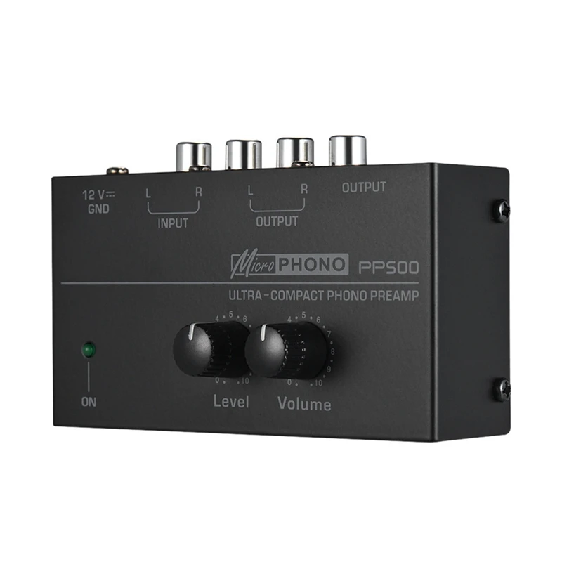 Ultra-Compact Phono Preamp PP500 With Bass Treble Balance Volume Adjustment Pre-Amp Turntable Preamplificador US Plug
Ultra-Compact Phono Preamp PP500 With Bass Treble Balance Volume Adjustment Pre-Amp Turntable Preamplificador US Plug