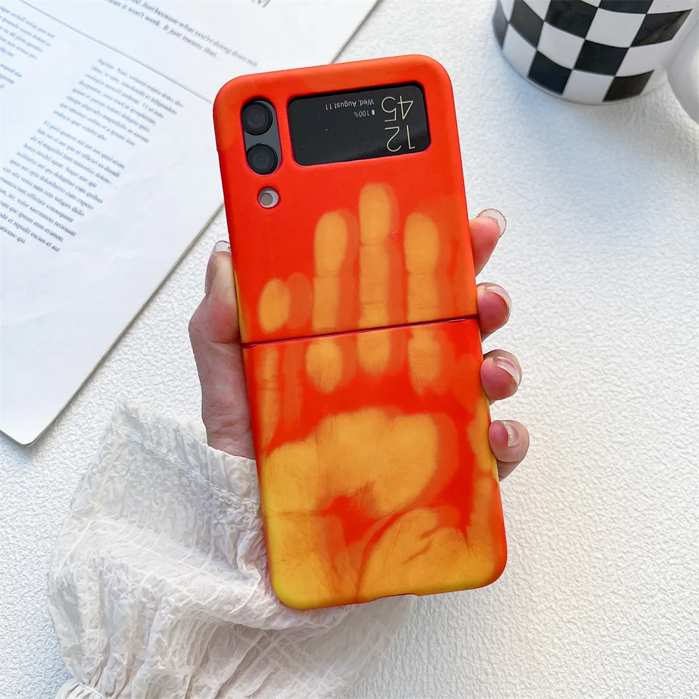Физический термальный меняющий цвет волшебный чехол для телефона Samsung Galaxy Z Flip 4 3 Flip4 Flip3 5G температурный жесткий чехол
Физический термальный меняющий цвет волшебный чехол для телефона Samsung Galaxy Z Flip 4 3 Flip4 Flip3 5G температурный жесткий чехол