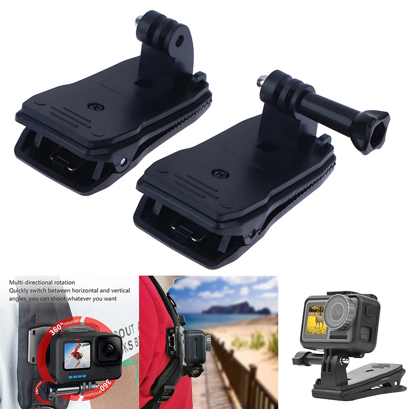 360 Degree Rotary Hat Belt Backpack Clip Clamp Mount For Gopro Hero 4 Session/4/3+/ Hero 3/ 2 Skiing Action Camera Accessories
360 Degree Rotary Hat Belt Backpack Clip Clamp Mount For Gopro Hero 4 Session/4/3+/ Hero 3/ 2 Skiing Action Camera Accessories