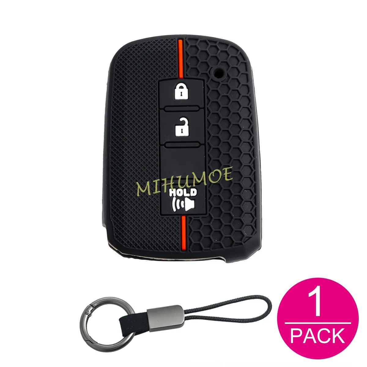 Силиконовый 3-кнопочный автомобильный брелок с кольцом-цепочкой, защитный чехол для Toyota Highlander RAV4 Tacoma 4Runner Sequoia Tundra LC200
Силиконовый 3-кнопочный автомобильный брелок с кольцом-цепочкой, защитный чехол для Toyota Highlander RAV4 Tacoma 4Runner Sequoia Tundra LC200