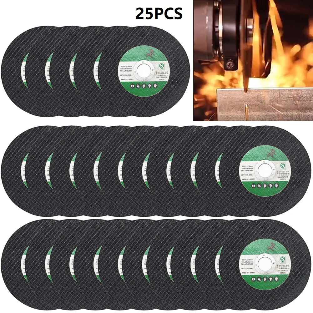 25Pcs Cutting Disc 107*16mm Resin Cut Off Wheel Metal Stainless Steel Angle Grinder Cutting Disc Ultrathin Grinding Blade Cutter
25Pcs Cutting Disc 107*16mm Resin Cut Off Wheel Metal Stainless Steel Angle Grinder Cutting Disc Ultrathin Grinding Blade Cutter