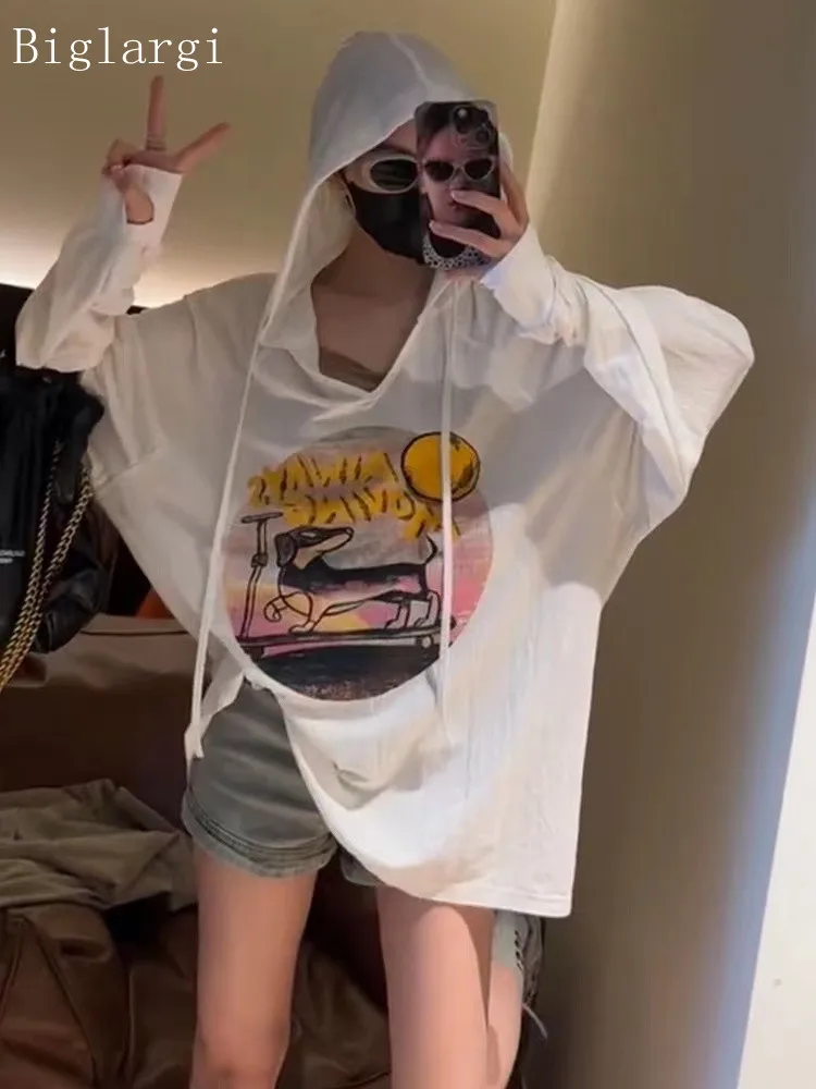 Summer Hooded Tops Women Long Sleeve Cartoon Dog Print Ladies Blouse Casual Loose Fashion Woman Tops 2023
Summer Hooded Tops Women Long Sleeve Cartoon Dog Print Ladies Blouse Casual Loose Fashion Woman Tops 2023