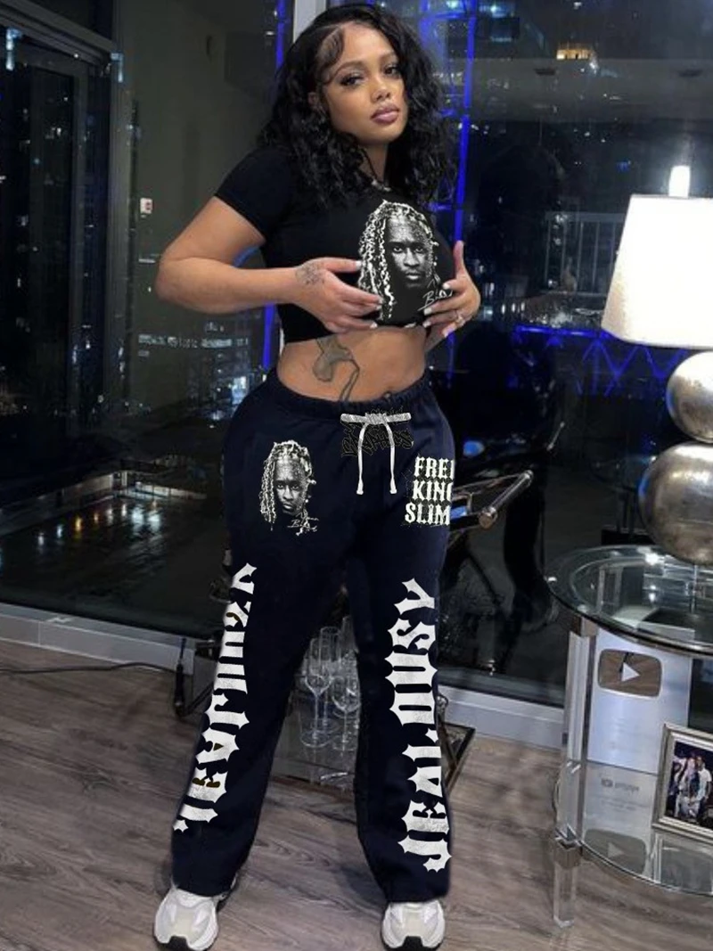 STYLISH LADY Cartoon Letter Printed Hip Hop 2 Piece Set Women Short Sleeve T Shirt and Pant Suits 2023 Autumn Sports Outfits
STYLISH LADY Cartoon Letter Printed Hip Hop 2 Piece Set Women Short Sleeve T Shirt and Pant Suits 2023 Autumn Sports Outfits