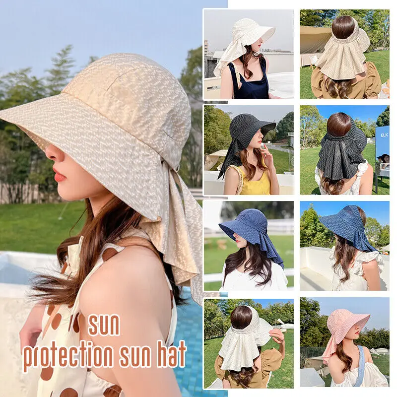 2023 Summer Sun Protection Hat Large Brimmed Cap UV Resistant Outdoor Sunshade Fisherman Hat Female Caps New
2023 Summer Sun Protection Hat Large Brimmed Cap UV Resistant Outdoor Sunshade Fisherman Hat Female Caps New