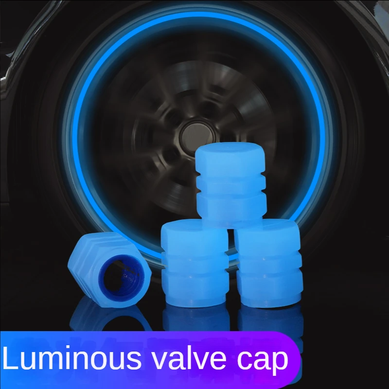 

16Pcs Car Luminous Tire Valve Caps Wheel Tyre Rim Stem Covers Dustproof Waterproof for Auto Motorcycle Bicycle Glow In The Dark