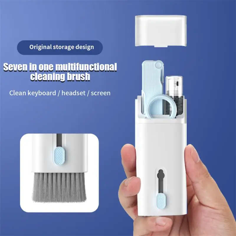 7-in-1 Computer Keyboard Cleaner Brush Screen Cleaning Earphone Cleaning Pen Keycap Puller For Xiaomi Samsung iPad Cleaning Tool
7-in-1 Computer Keyboard Cleaner Brush Screen Cleaning Earphone Cleaning Pen Keycap Puller For Xiaomi Samsung iPad Cleaning Tool