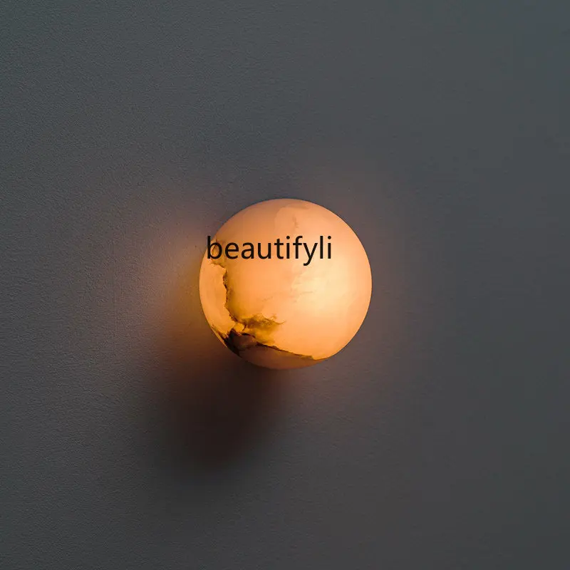 zq Mid-Ancient Natural Marble Ball Nordic Custom Living Room Dining Room Bedroom Bedside Chandelier Wall Lamp
zq Mid-Ancient Natural Marble Ball Nordic Custom Living Room Dining Room Bedroom Bedside Chandelier Wall Lamp