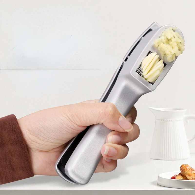 2 In 1 Multifunctional Manual Garlic Press Mincer Zinc Alloy Hand Garlic Clasp Chopper Slicer Crusher Kitchen Vegetable Tools
2 In 1 Multifunctional Manual Garlic Press Mincer Zinc Alloy Hand Garlic Clasp Chopper Slicer Crusher Kitchen Vegetable Tools