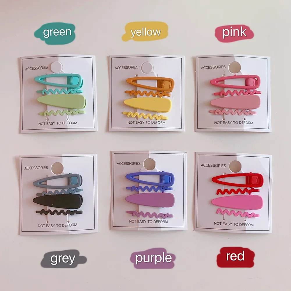 4 Pcs/set Sweet Matte Wave Water Drop Hair Clips Korean Hairpins Hair Barrettes Hairgrips for Women Girls Hair Accessories
4 Pcs/set Sweet Matte Wave Water Drop Hair Clips Korean Hairpins Hair Barrettes Hairgrips for Women Girls Hair Accessories