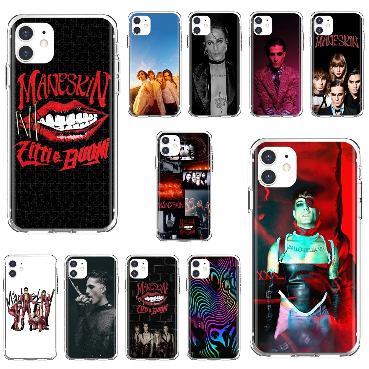 For iPhone 10 11 12 13 Mini Pro 4S 5S SE 5C 6 6S 7 8 X XR XS Plus Max 2020 Silicone Shell Cover Maneskin Damiano David
For iPhone 10 11 12 13 Mini Pro 4S 5S SE 5C 6 6S 7 8 X XR XS Plus Max 2020 Silicone Shell Cover Maneskin Damiano David