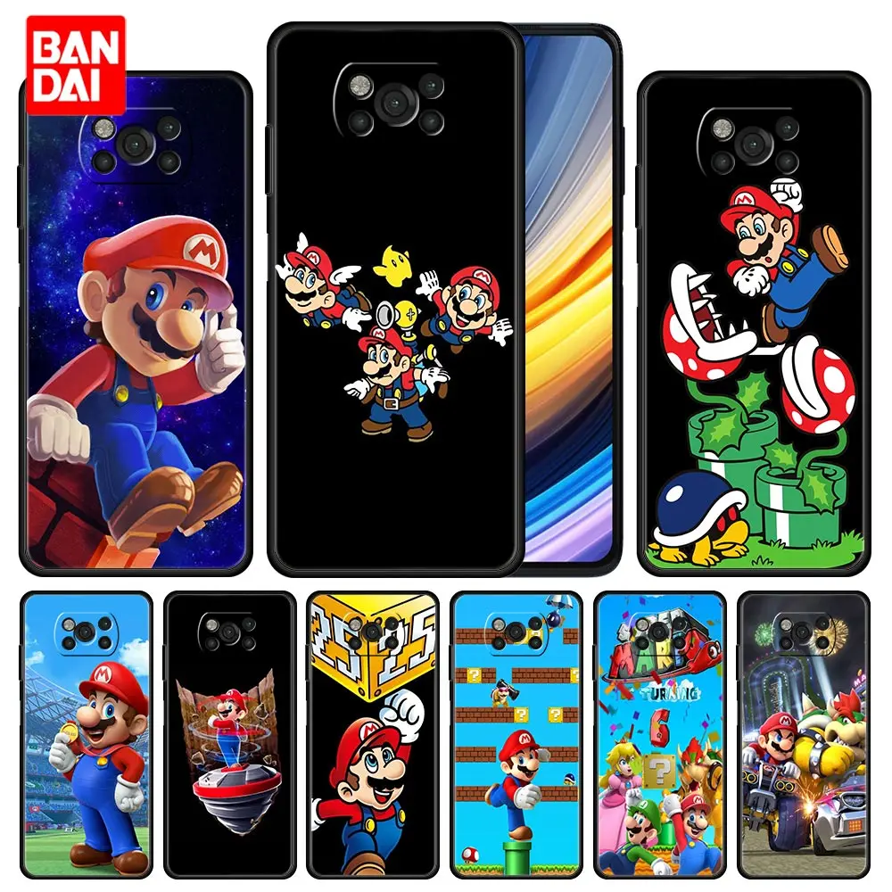 Super Mario Game Cute Case for Xiaomi Mi Poco X3 NFC F3 Redmi Note 9s 9 9A 9C 8 10 11 9T 8T 10T K40 Pro Plus Cover Funda Black
Super Mario Game Cute Case for Xiaomi Mi Poco X3 NFC F3 Redmi Note 9s 9 9A 9C 8 10 11 9T 8T 10T K40 Pro Plus Cover Funda Black