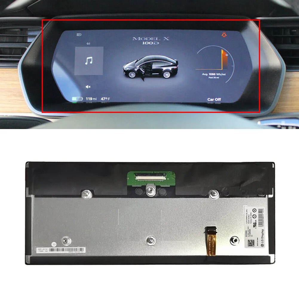 1x 12.3"Digital Instrument LCD Display Black & Silver Car Dash Panels Interior Replacement Parts For Tesla Model S 2012-2016
1x 12.3"Digital Instrument LCD Display Black & Silver Car Dash Panels Interior Replacement Parts For Tesla Model S 2012-2016