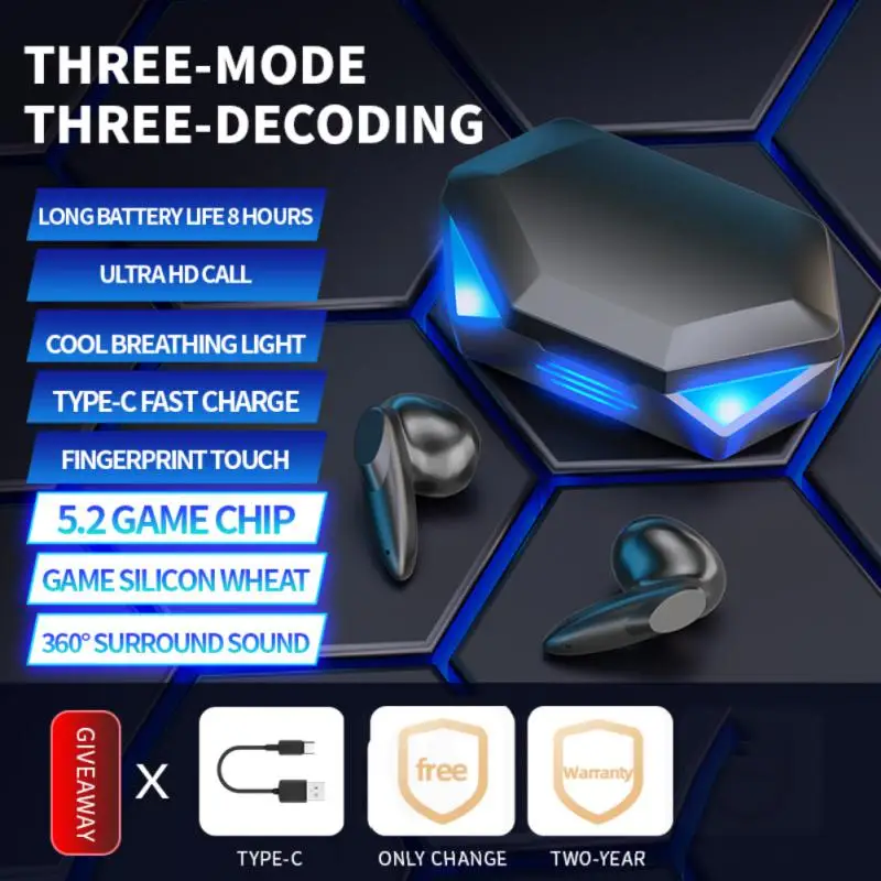 Game Tws Earbuds Hifi Stereo For Android Ios Wireless Earphone Binaural Call Bluetooth-compatible Headset Sport Headphone
Game Tws Earbuds Hifi Stereo For Android Ios Wireless Earphone Binaural Call Bluetooth-compatible Headset Sport Headphone