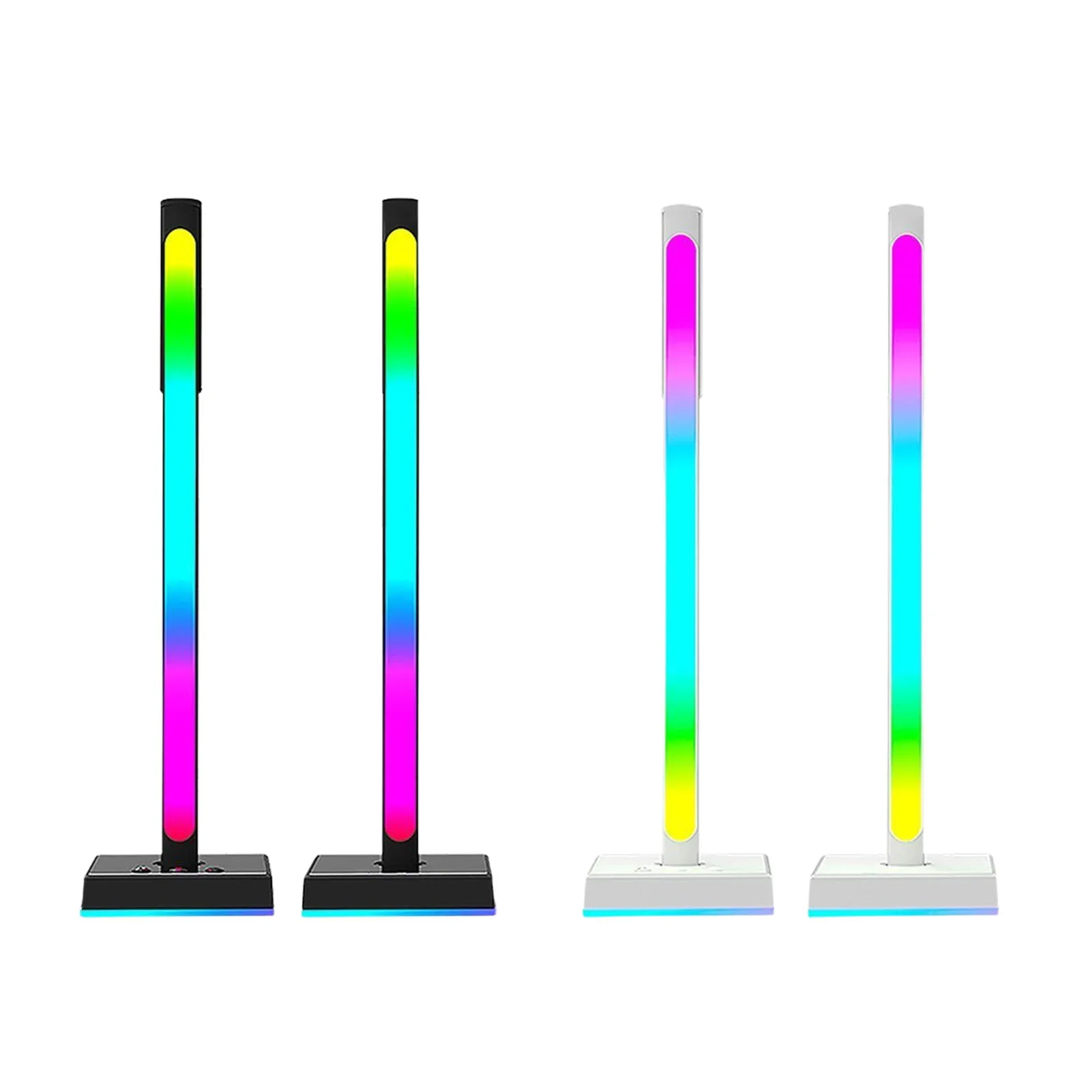 Headset Stand RGB Color Changing Mood Lighting RGB LED Lights Racks With 26 Preset Modes Desktop Atmosphere Light With Brackets
Headset Stand RGB Color Changing Mood Lighting RGB LED Lights Racks With 26 Preset Modes Desktop Atmosphere Light With Brackets