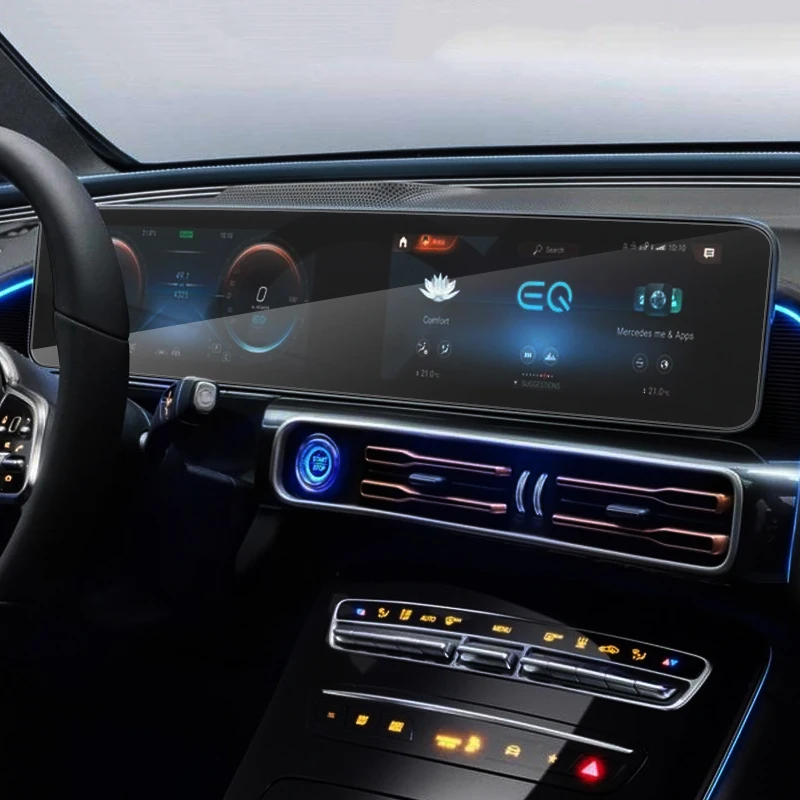 Автомобильная 12,3 дюймовая пленка на приборную панель экрана GPS-навигатора, стекло для Mercedes Benz EQA EQB EQC 2019, внутренние наклейки, автомобильный ...
Автомобильная 12,3 дюймовая пленка на приборную панель экрана GPS-навигатора, стекло для Mercedes Benz EQA EQB EQC 2019, внутренние наклейки, автомобильный ...