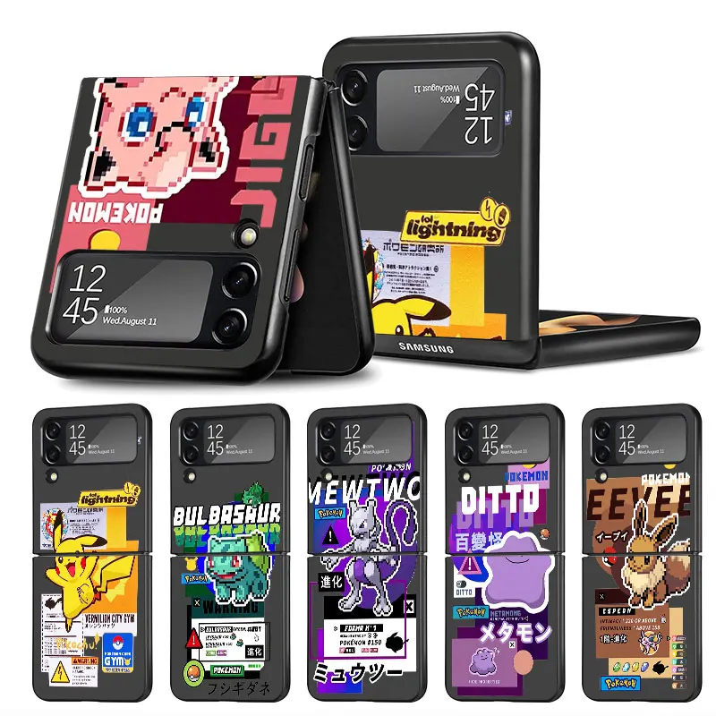 Thin Folding Case for Samsung Galaxy Z Flip3 Flip 4 Flip4 5G Flip 3 Fashion Cell Phone Cover Fundas Pokemon Pikachu
Thin Folding Case for Samsung Galaxy Z Flip3 Flip 4 Flip4 5G Flip 3 Fashion Cell Phone Cover Fundas Pokemon Pikachu