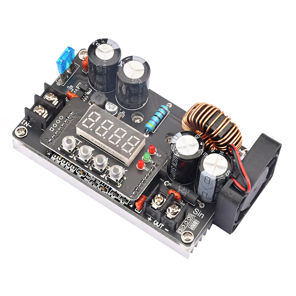 DKP6008 CNC регулируемый DC-DC понижающий преобразователь Повышающий Модуль питания CC CV напряжение тока и мощность амперметра 
DKP6008 CNC регулируемый DC-DC понижающий преобразователь Повышающий Модуль питания CC CV напряжение тока и мощность амперметра