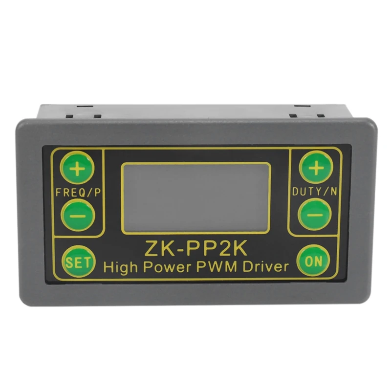 ZK-PP2K PWM DC 3.3-30V 12V 24V Motor Speed Controller Regulator 8A 150W Adjustable LED Dimmer Pulse Frequency Duty Ratio
ZK-PP2K PWM DC 3.3-30V 12V 24V Motor Speed Controller Regulator 8A 150W Adjustable LED Dimmer Pulse Frequency Duty Ratio