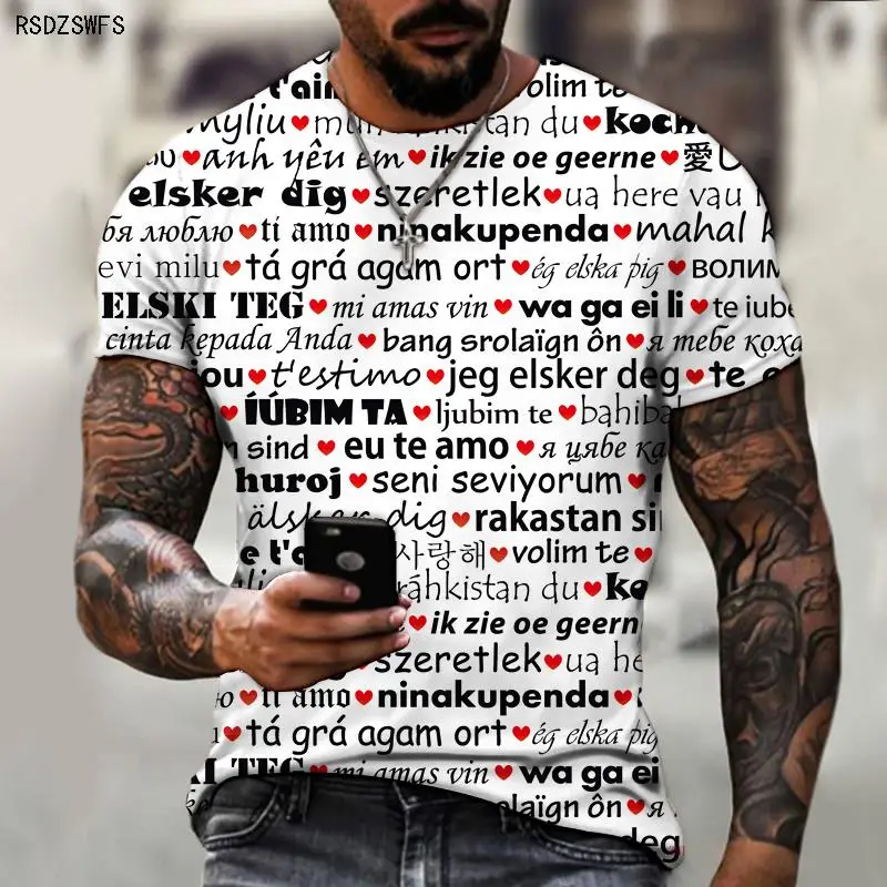 Men's Fashion Streetwear Harajuku Popular Letters 3d Printing T-shirt 2021 Summer New Funny Graffiti 3d Printing T-shirt
Men's Fashion Streetwear Harajuku Popular Letters 3d Printing T-shirt 2021 Summer New Funny Graffiti 3d Printing T-shirt
