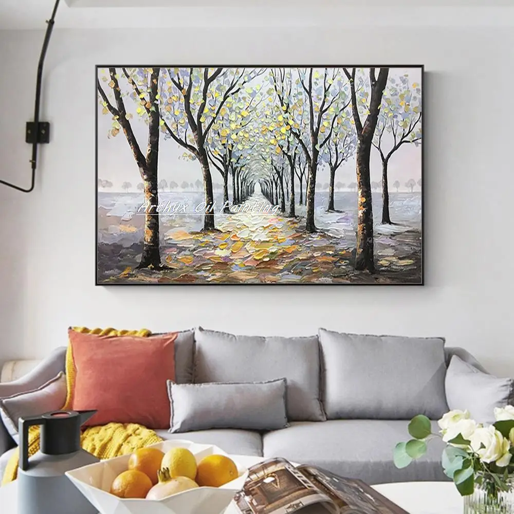 Arthyx Handmade Texture Abstract Trees Landscape Oil Painting On Canvas,Large Modern Wall Art Picture For Living Room,Home Decor
Arthyx Handmade Texture Abstract Trees Landscape Oil Painting On Canvas,Large Modern Wall Art Picture For Living Room,Home Decor