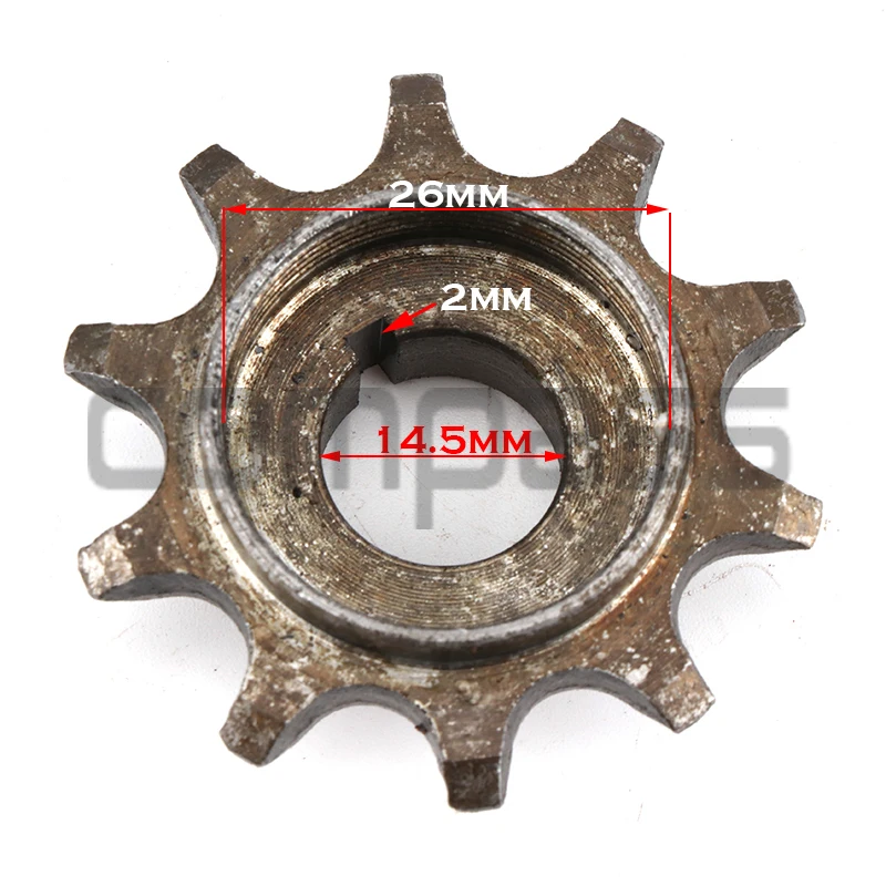 415-10T small sprocket for 45-80CC bicycle modified engine chain plate gear 2 stroke
415-10T small sprocket for 45-80CC bicycle modified engine chain plate gear 2 stroke