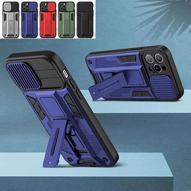 Push Pull Camera Protection Stand Holder Phone Case For iPhone 14 13 Pro Max 11 12 XS Max X XR 13 Shockproof Bumper Armor Cover
Push Pull Camera Protection Stand Holder Phone Case For iPhone 14 13 Pro Max 11 12 XS Max X XR 13 Shockproof Bumper Armor Cover