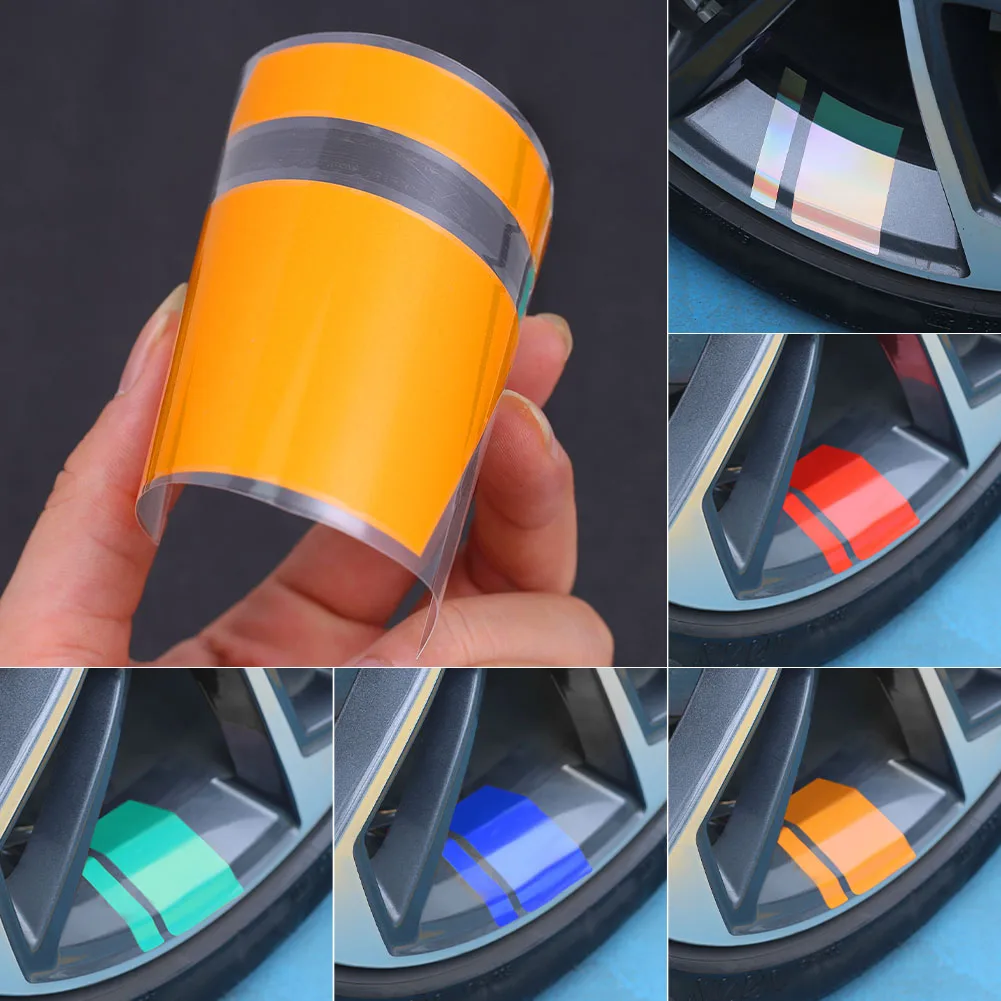 6Pcs Reflective Car Wheel Rim Decals Stripe Racing Wheel Rim Stickers Safety Decoration for Size 18"-21" Wheels Car Accessories
6Pcs Reflective Car Wheel Rim Decals Stripe Racing Wheel Rim Stickers Safety Decoration for Size 18"-21" Wheels Car Accessories